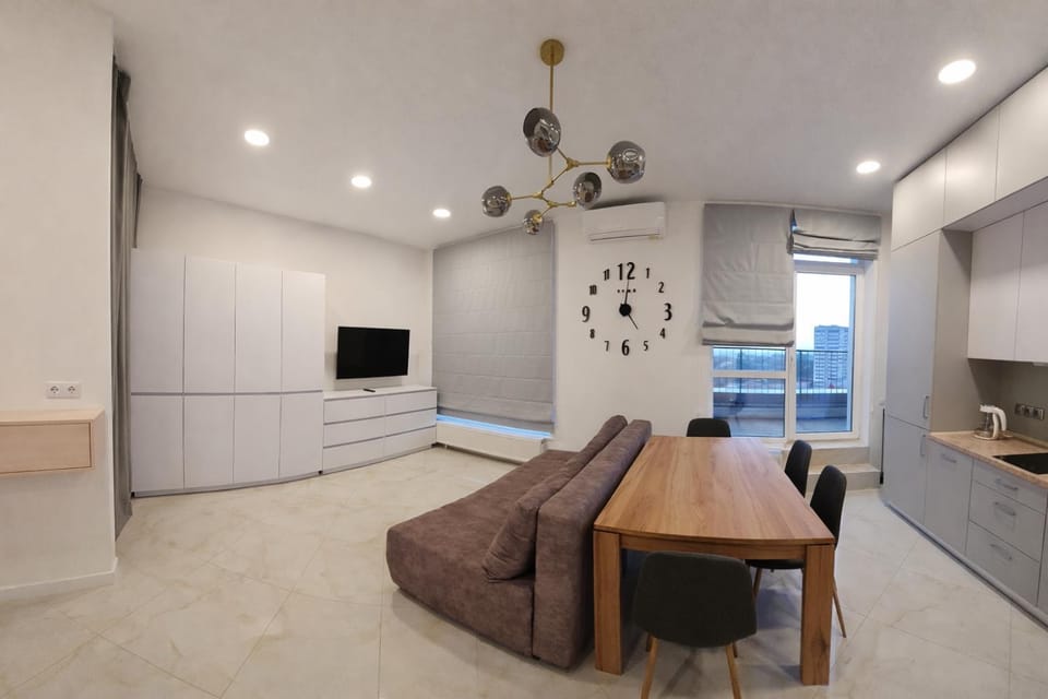 Communal lounge/ TV room, TV and multimedia, Kitchen or kitchenette, Living room, Seating area, Dining area