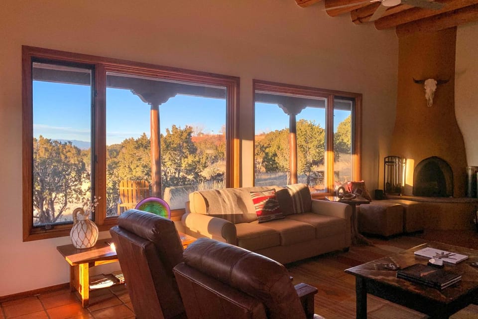 Santa Fe Sanctuary with Views at Every Turn House in New Mexico