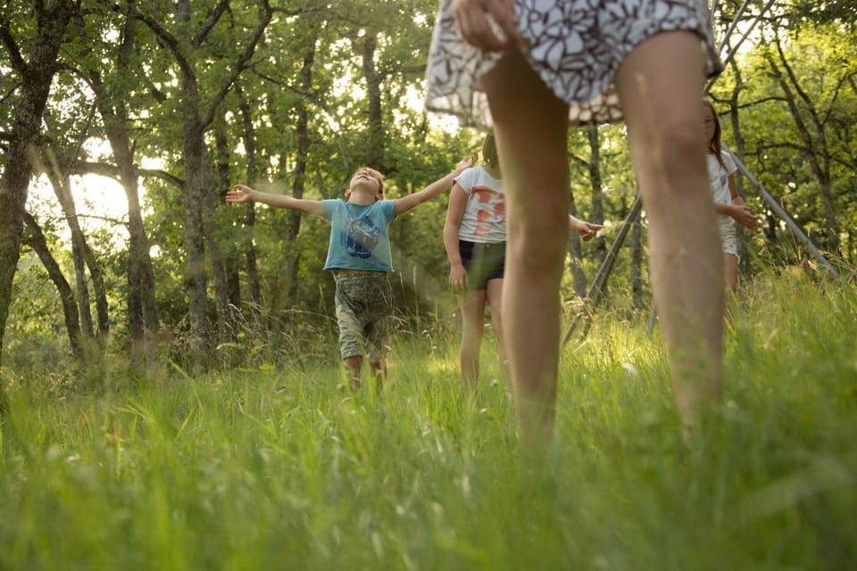 People, Garden, children