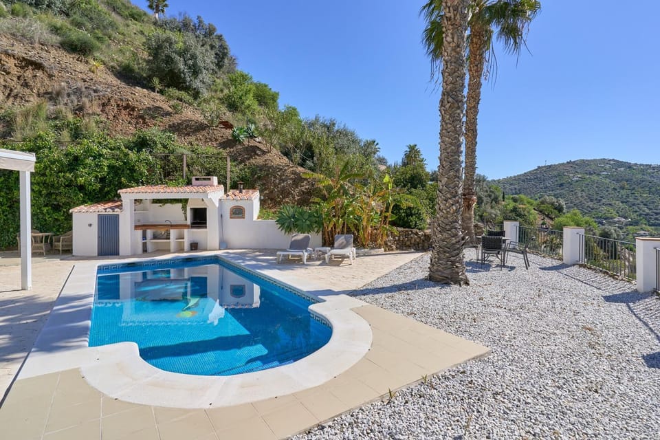 Property building, Living room, Swimming pool