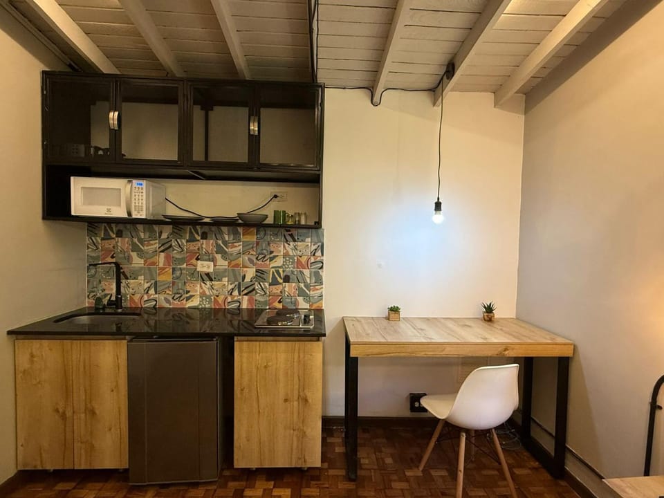 Property building, Kitchen or kitchenette, Seating area