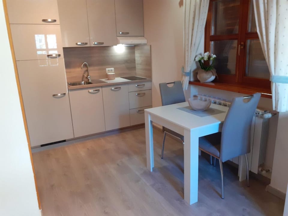 Kitchen or kitchenette, Dining area
