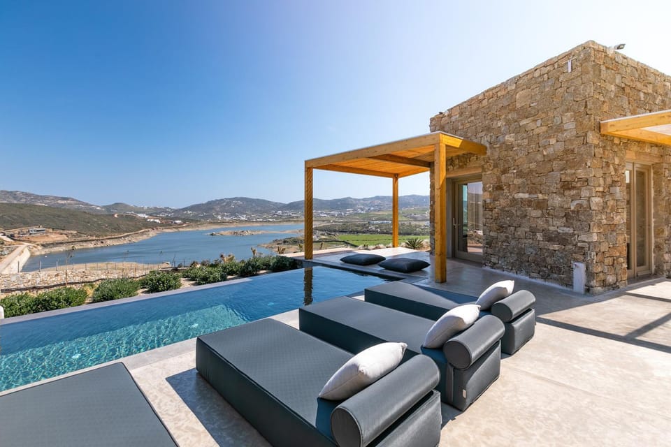 Patio, Lake view, Swimming pool