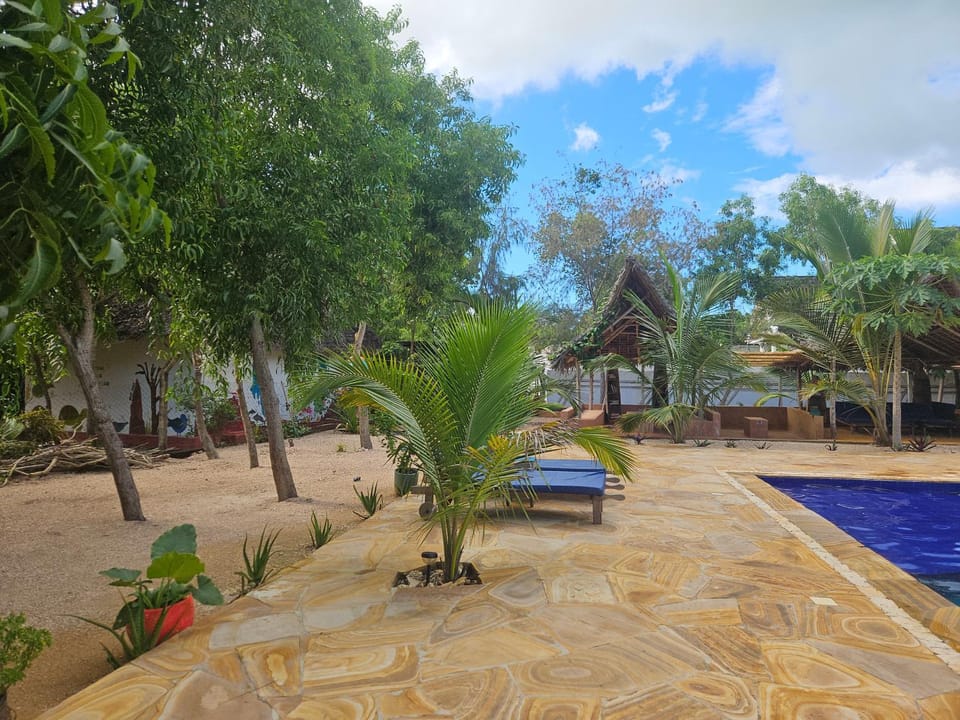 Natural landscape, Garden view, Pool view, Swimming pool, sunbed