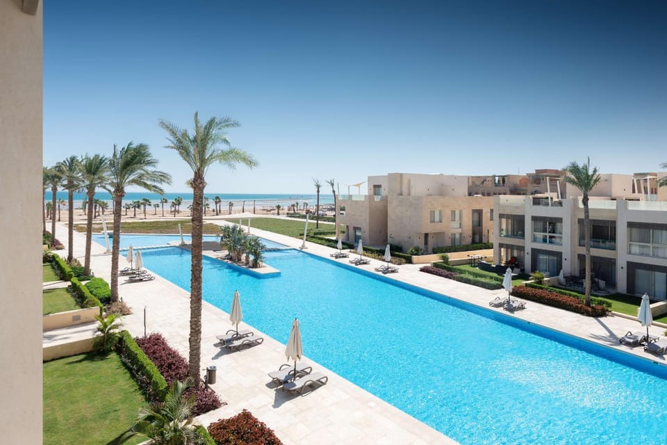 Pool view, Sea view, Swimming pool