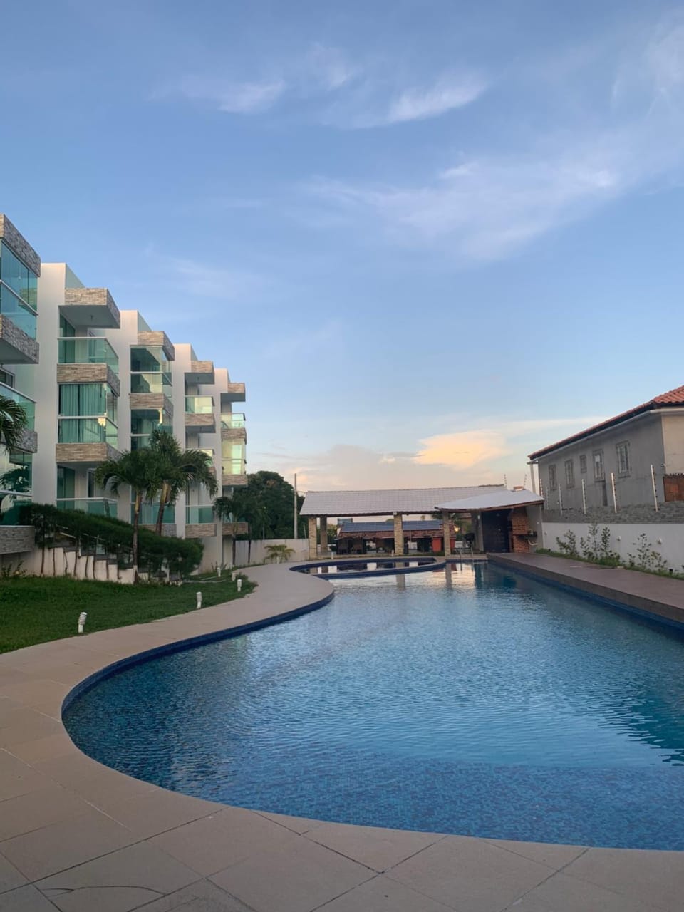 Swimming pool, Sunrise