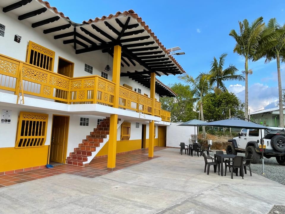 Property building, Patio