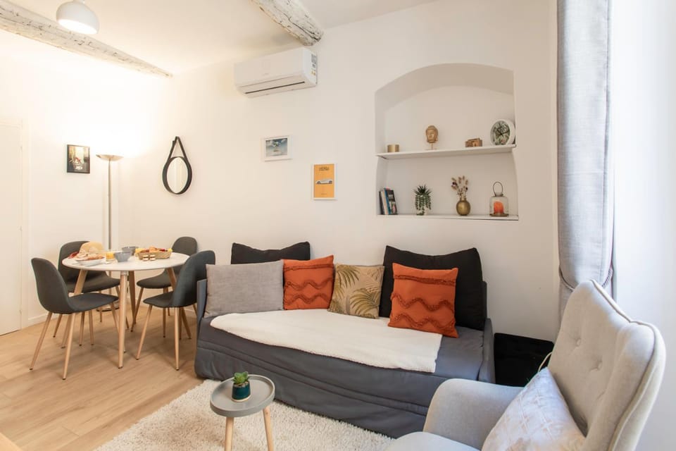 C14 Staywiz us - 1 BDR Cannes Centre 5 min Palais Festivals & Sea - AC Apartment in Cannes