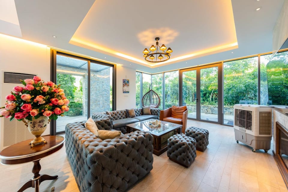 Living room, Photo of the whole room, Garden view