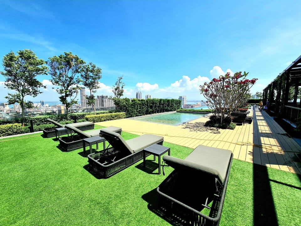 Patio, Garden, Garden view, Swimming pool