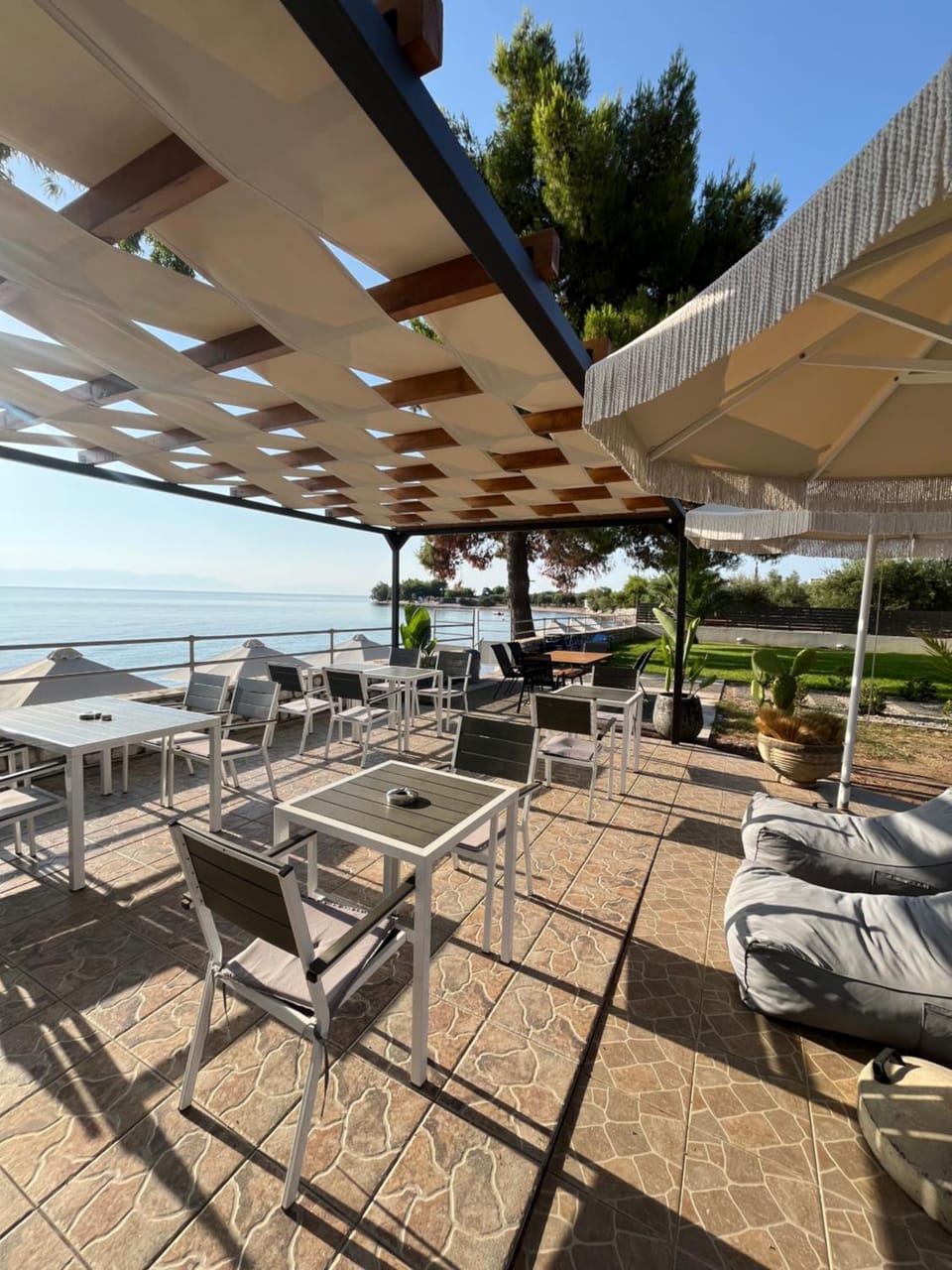 Patio, Natural landscape, View (from property/room), Beach, Sea view