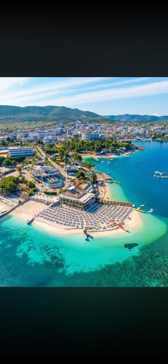 Beach, City view, Sea view