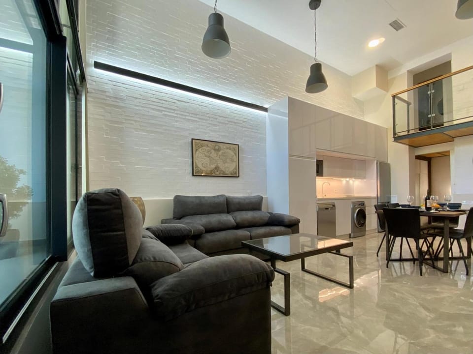 Living room, Seating area, Dining area