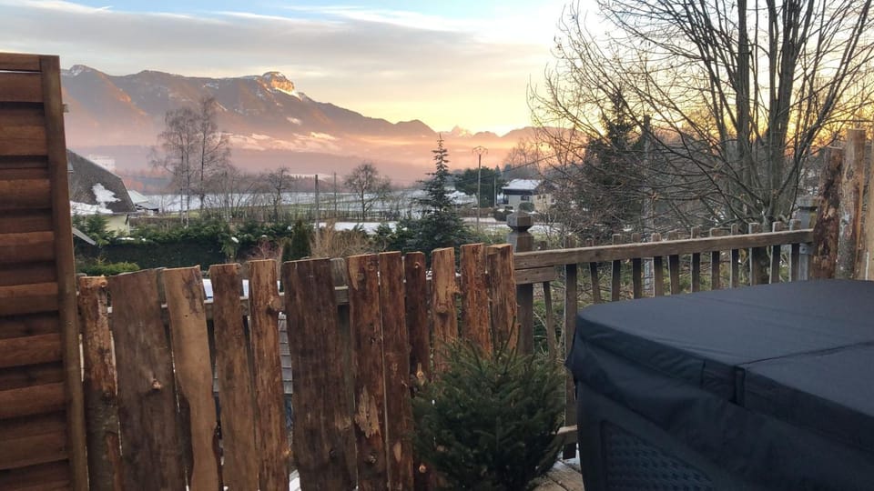 Nearby landmark, Day, Natural landscape, Mountain view, Sunset