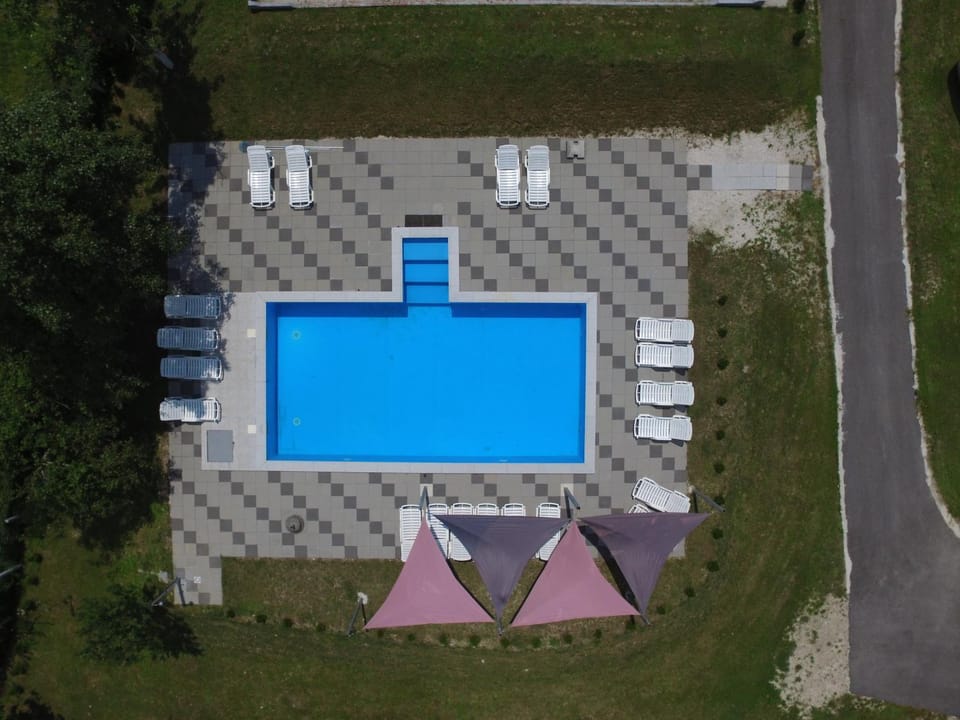 Bird's eye view, Pool view, Swimming pool, sunbed