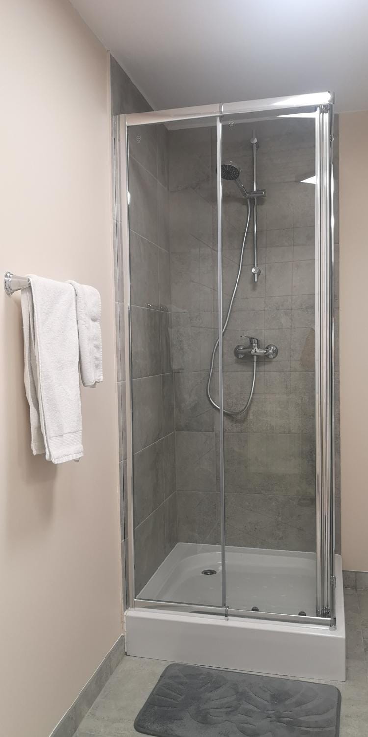 Shower, Bathroom, towels