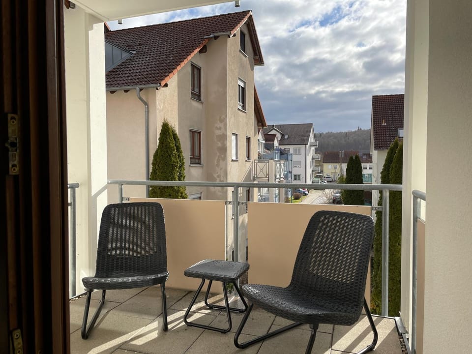 Property building, Patio, View (from property/room), Balcony/Terrace, Seating area