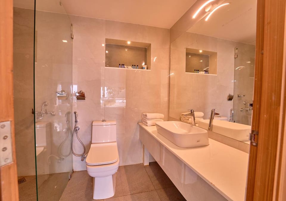 Shower, Toilet, Bathroom, towels