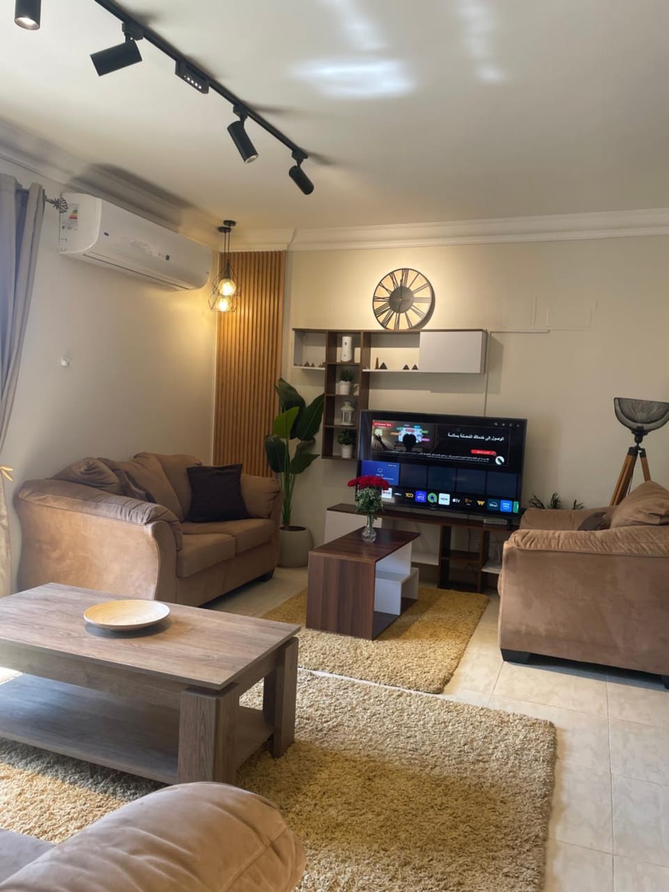 Living room, air conditioner