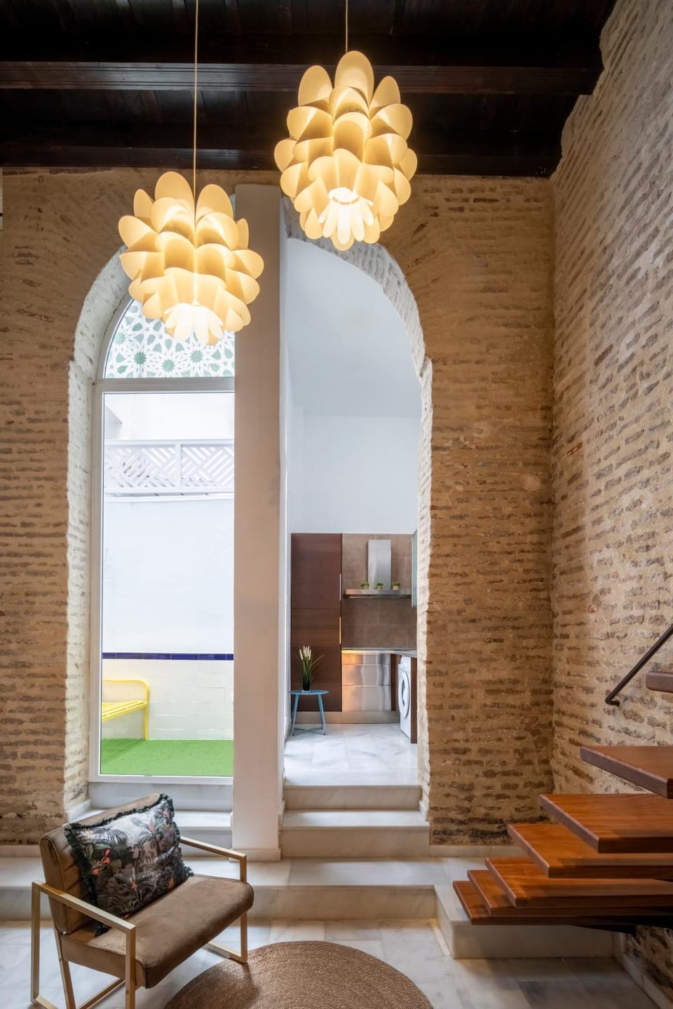 Kitchen or kitchenette, Living room