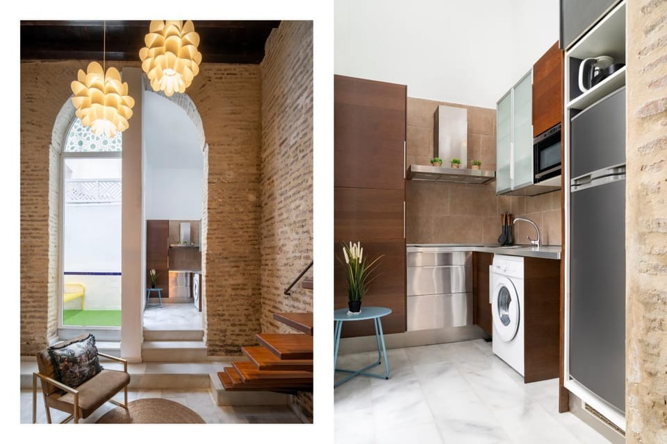 Kitchen or kitchenette, Living room