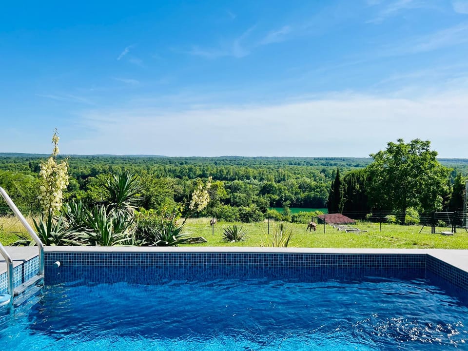 Natural landscape, Pool view, Swimming pool