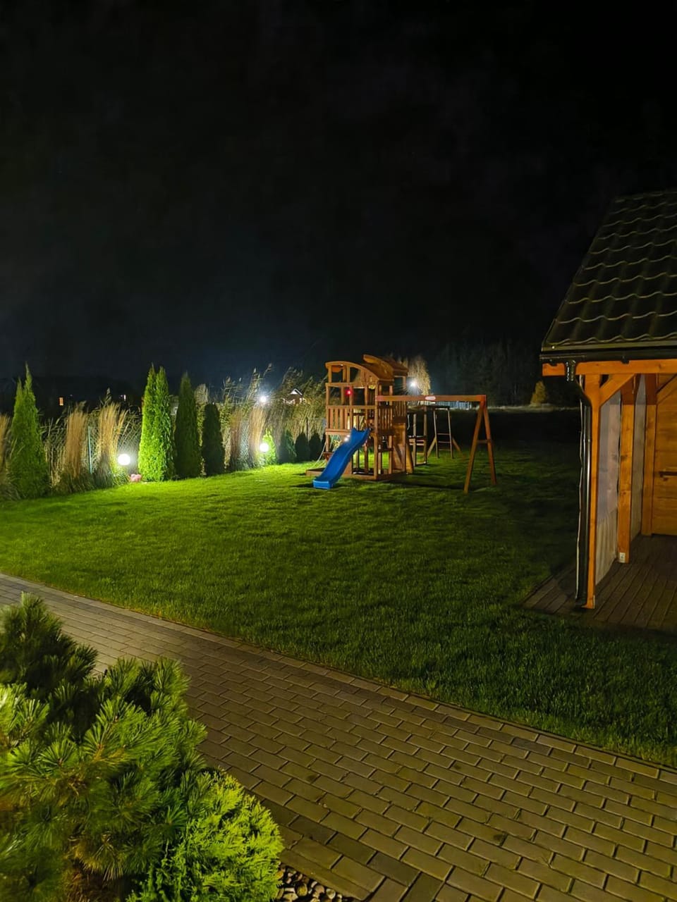 Natural landscape, Children play ground, Garden, Garden view