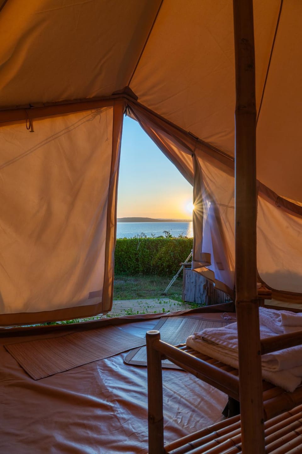 Lodg'ing Nature Camp Presqu'île Crozon Luxury tent in Crozon