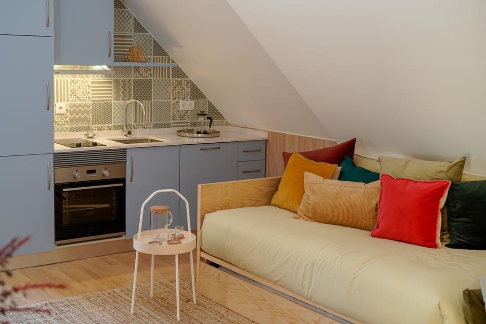 Kitchen or kitchenette, Living room