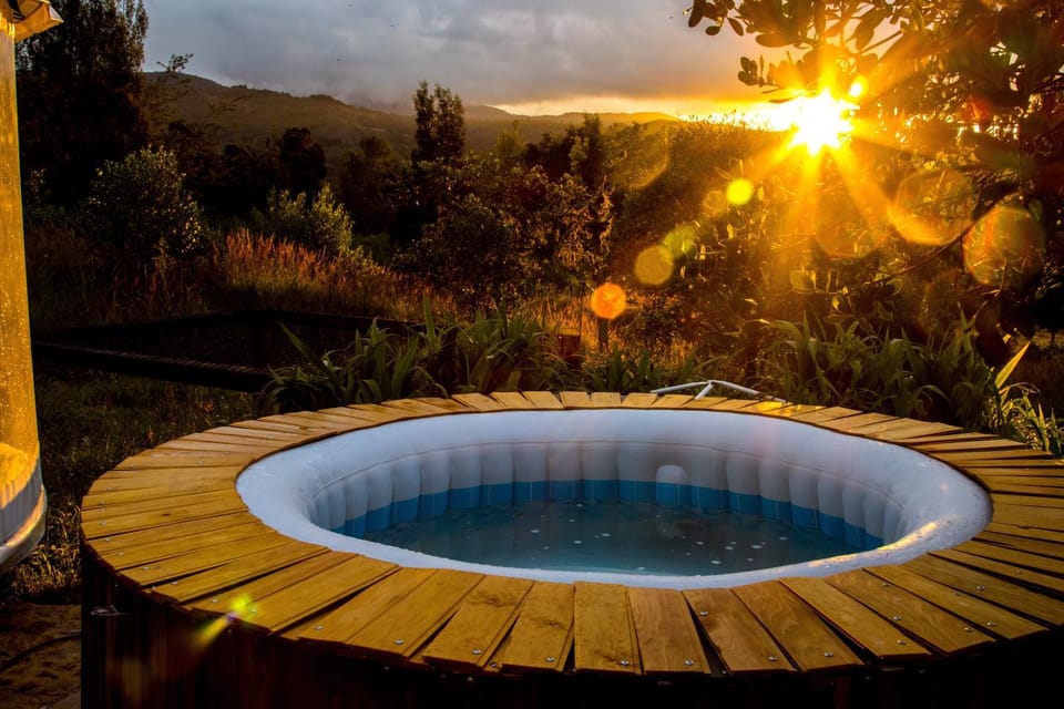 Hot Tub, Sunset
