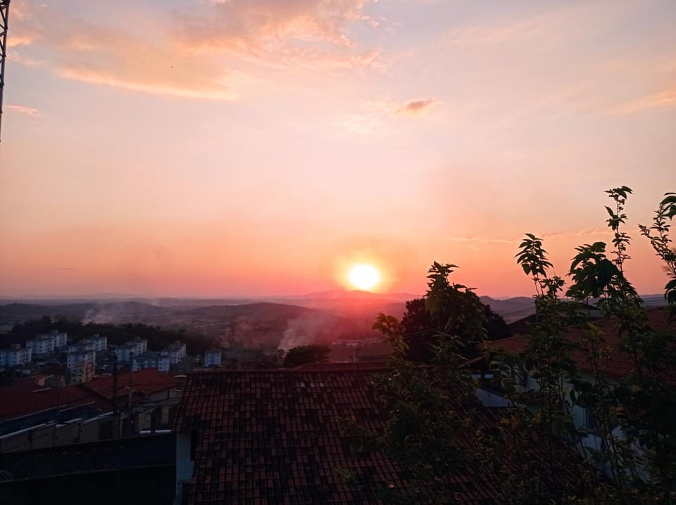 Mountain view, Sunset