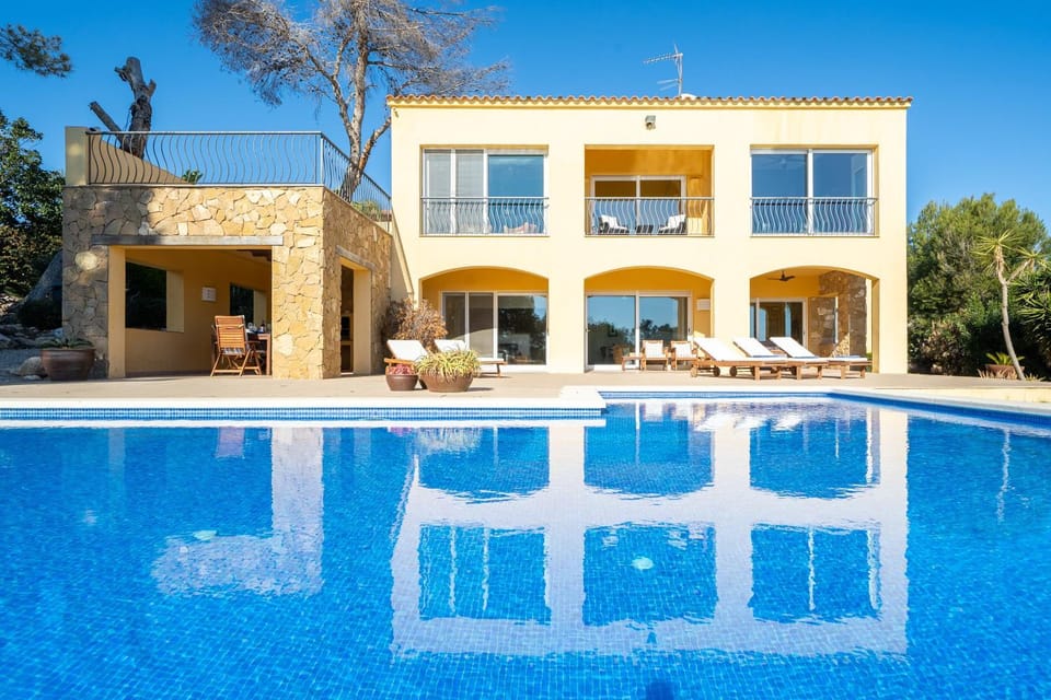 Property building, Living room, Swimming pool