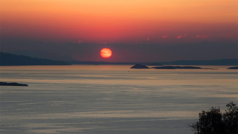 Natural landscape, Sea view, Sunset