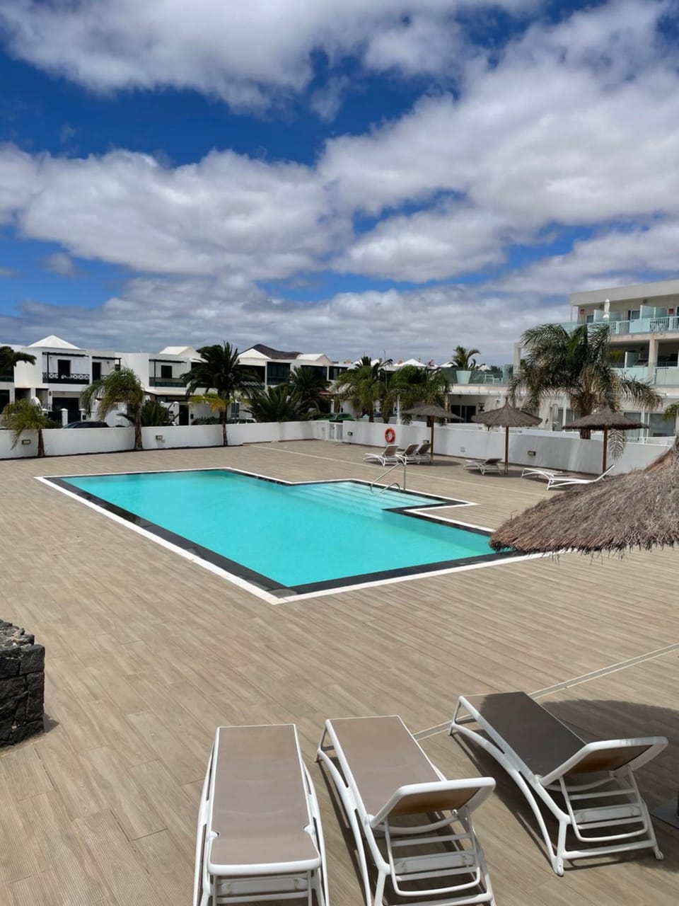 Pool view, Swimming pool, sunbed