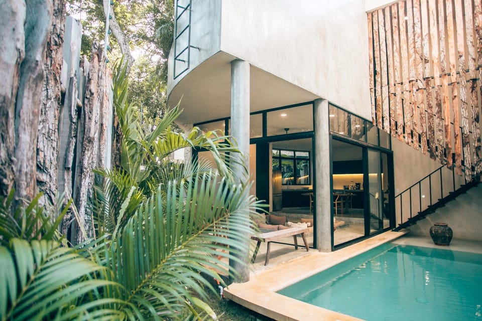 Property building, Patio, Pool view, Swimming pool, Swimming pool