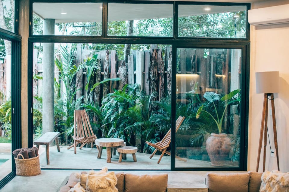 Patio, Garden, Living room, Seating area, Garden view
