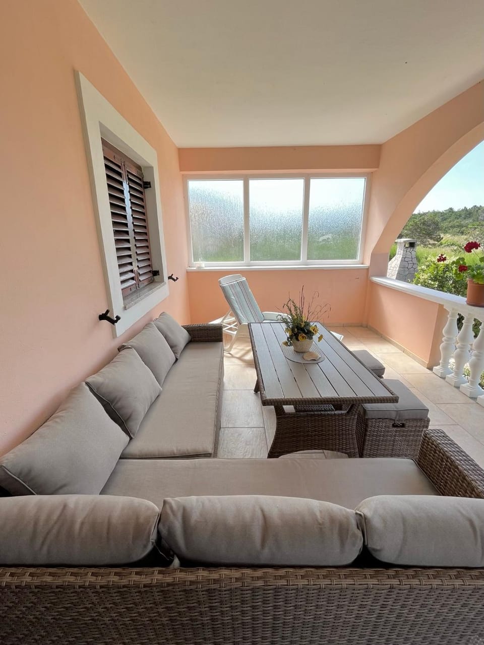 Natural landscape, View (from property/room), Balcony/Terrace, Living room