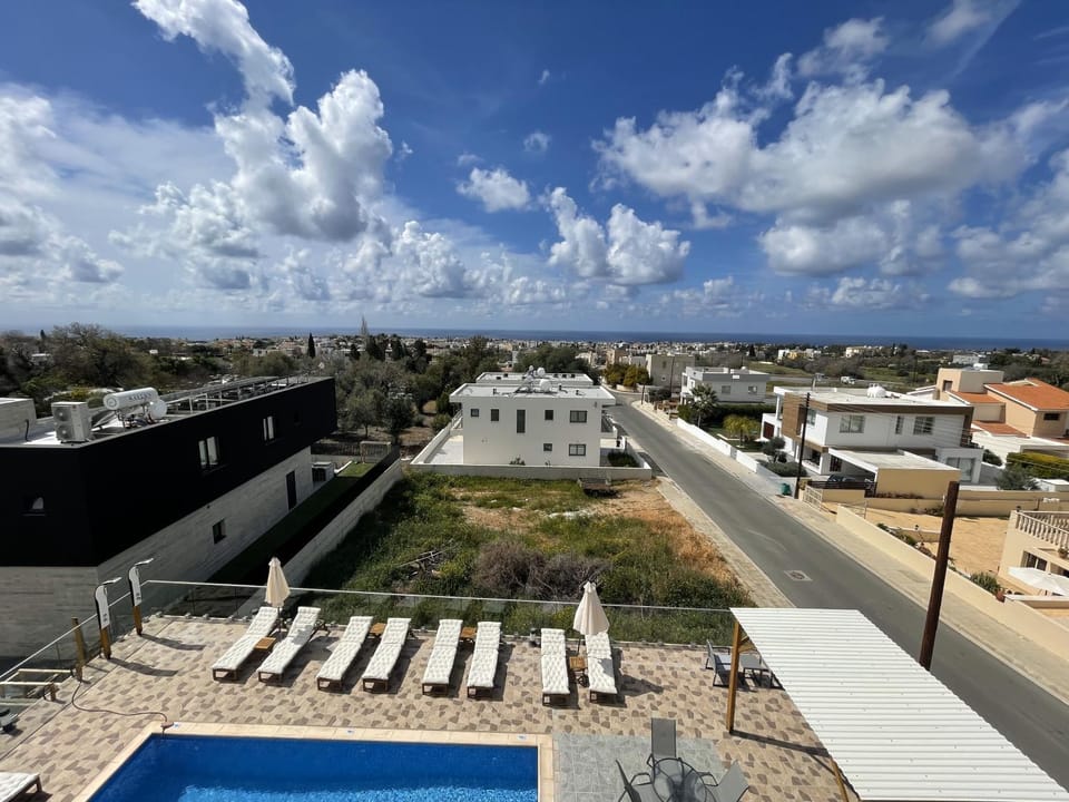 Day, City view, Pool view, Sea view, sunbed