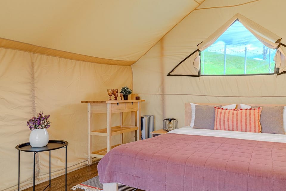 Bukovel Glamping Luxury tent in Ukraine