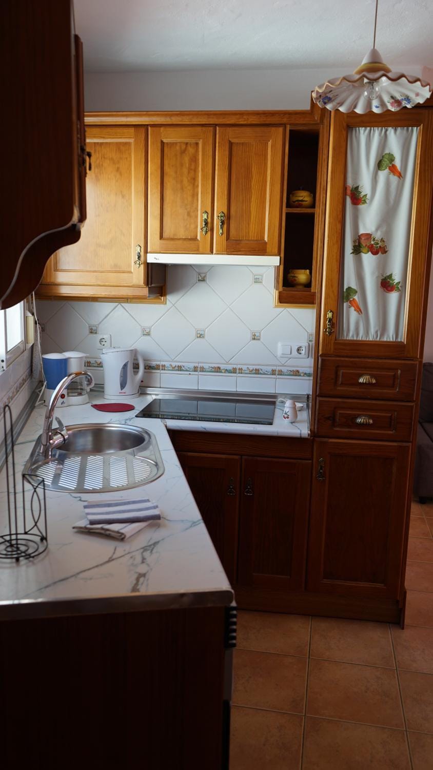 Kitchen or kitchenette, Living room
