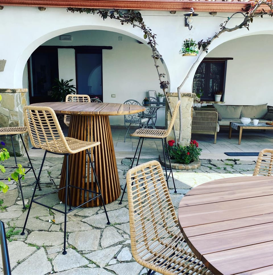 Patio, Day, Living room, Seating area, Dining area