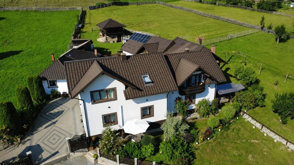 Property building, Natural landscape, Bird's eye view