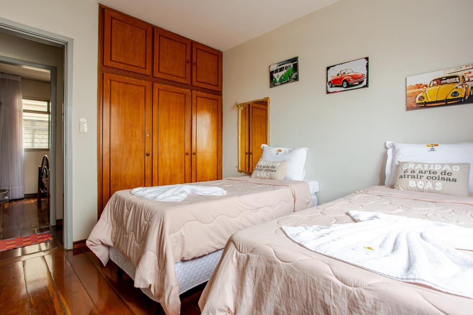 Bed, Photo of the whole room, Bedroom, towels, wardrobe