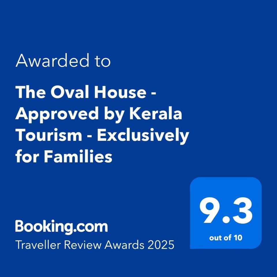 The Oval House, Kochi - Approved by Kerala Tourism - Exclusively for Families Villa in Kochi