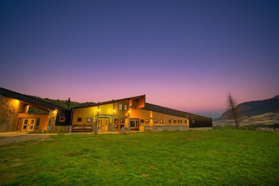 Property building, Natural landscape, Mountain view, Sunrise, Sunset