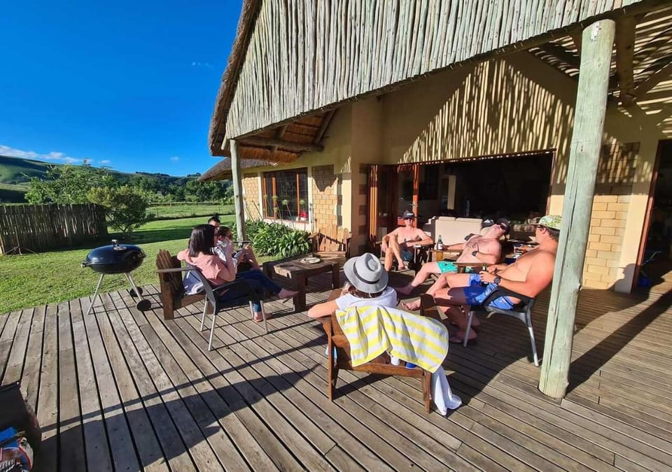 Patio, Spring, Natural landscape, group of guests