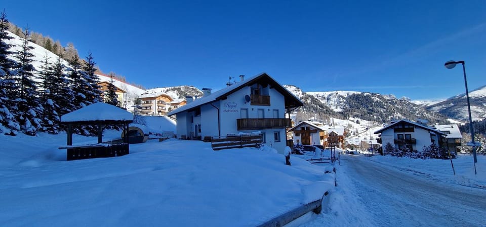 Property building, Natural landscape, Winter, Mountain view