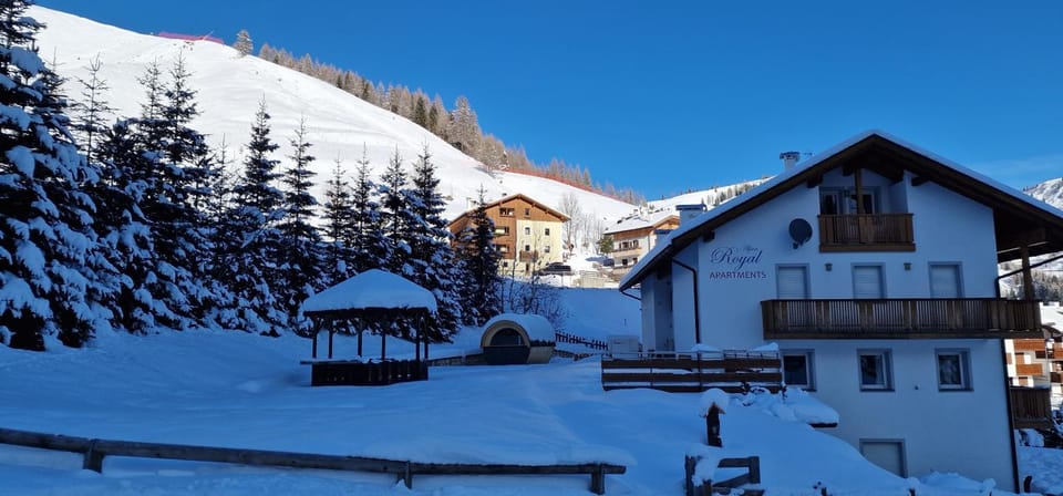 Property building, Natural landscape, Winter, Mountain view