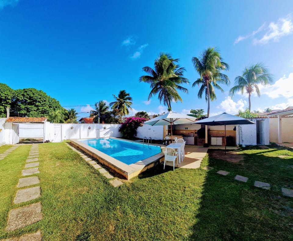 Day, Natural landscape, Garden, Garden view, Pool view, Swimming pool, sunbed