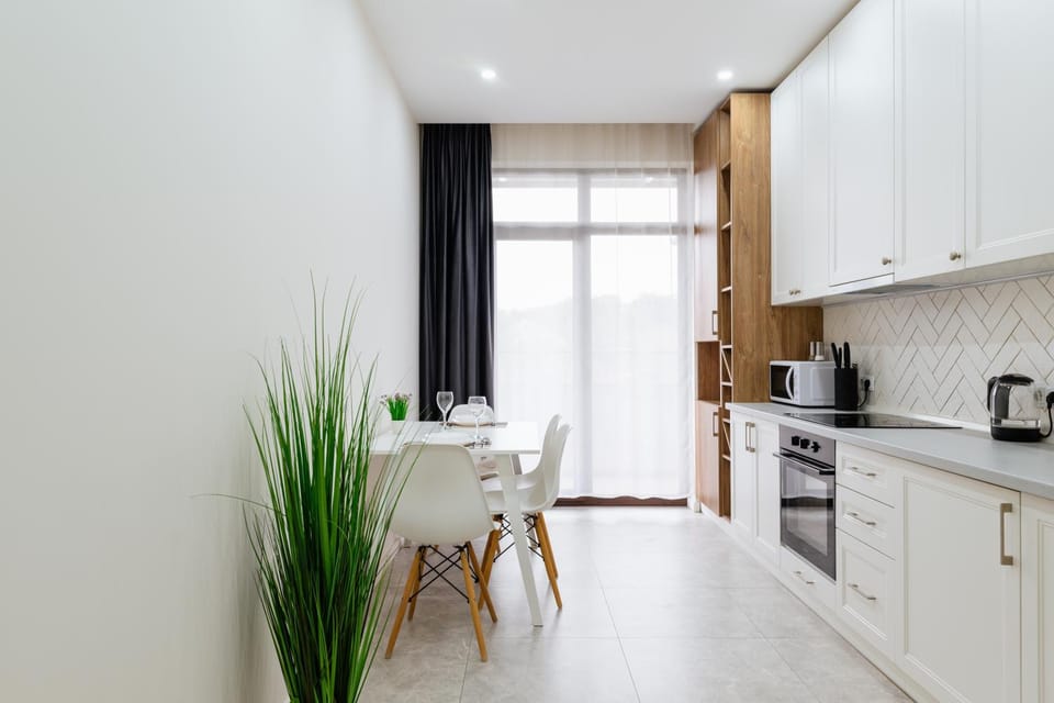 Coffee/tea facilities, Kitchen or kitchenette, Dining area, minibar, pet friendly, stove